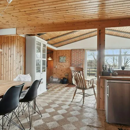 Wooden House By Sletterhage Lighthouse On Helgenaes Feriehus Ørby