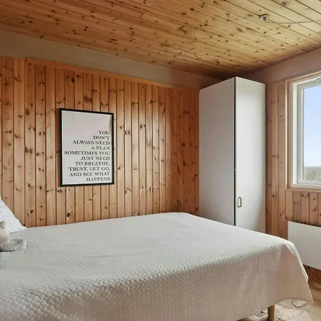 Wooden House By Sletterhage Lighthouse On Helgenaes Ferienhaus Ørby